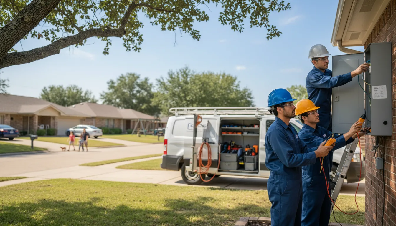 Certified electrician providing emergency electrical services in Lockesburg, AR